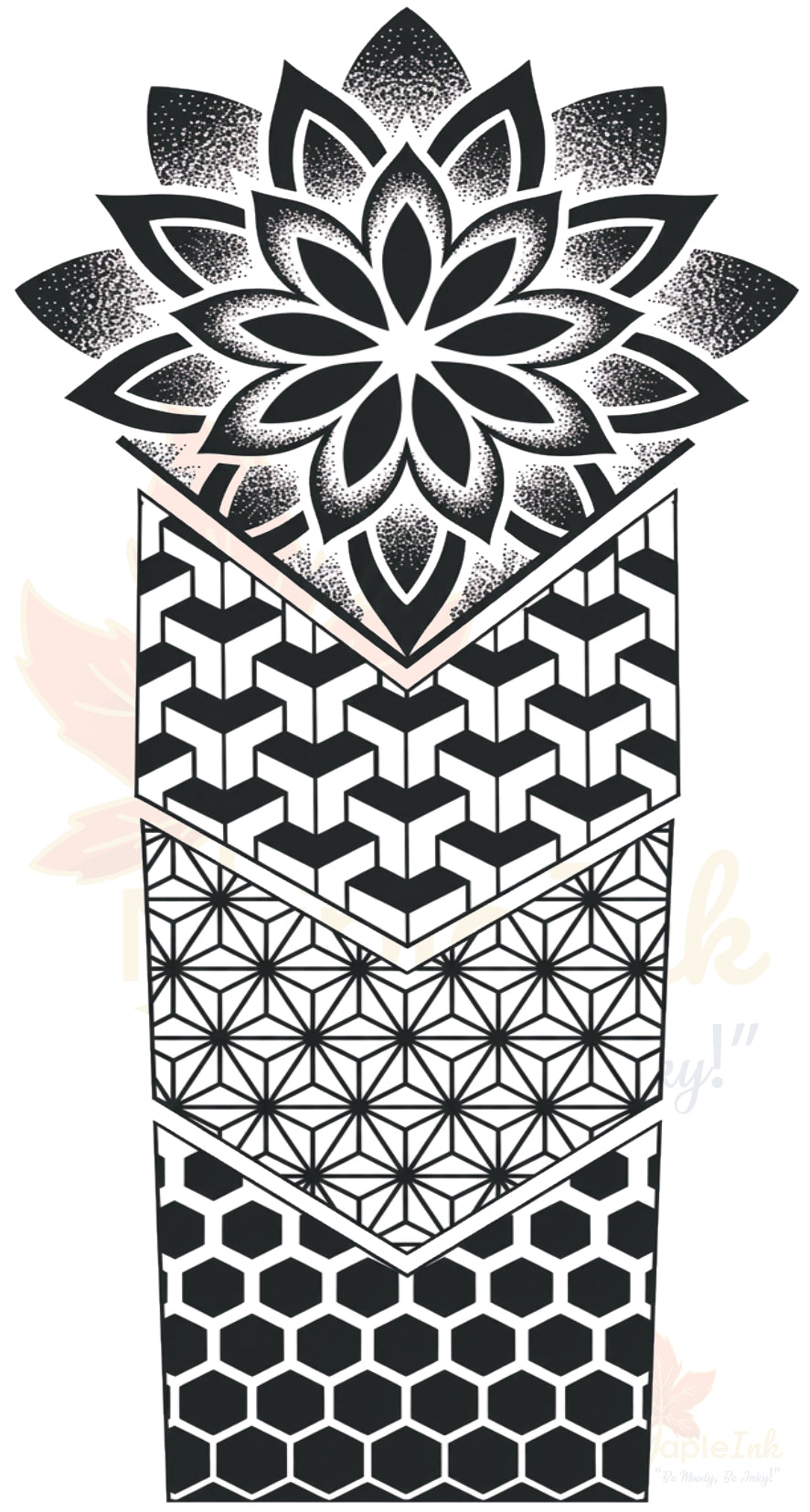 Half-sleeve Mandala