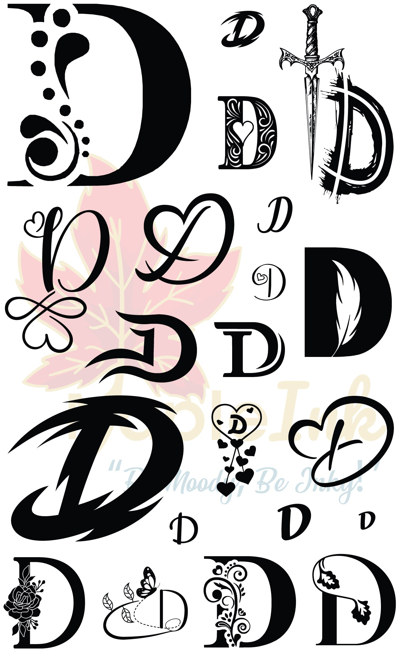 Letter D