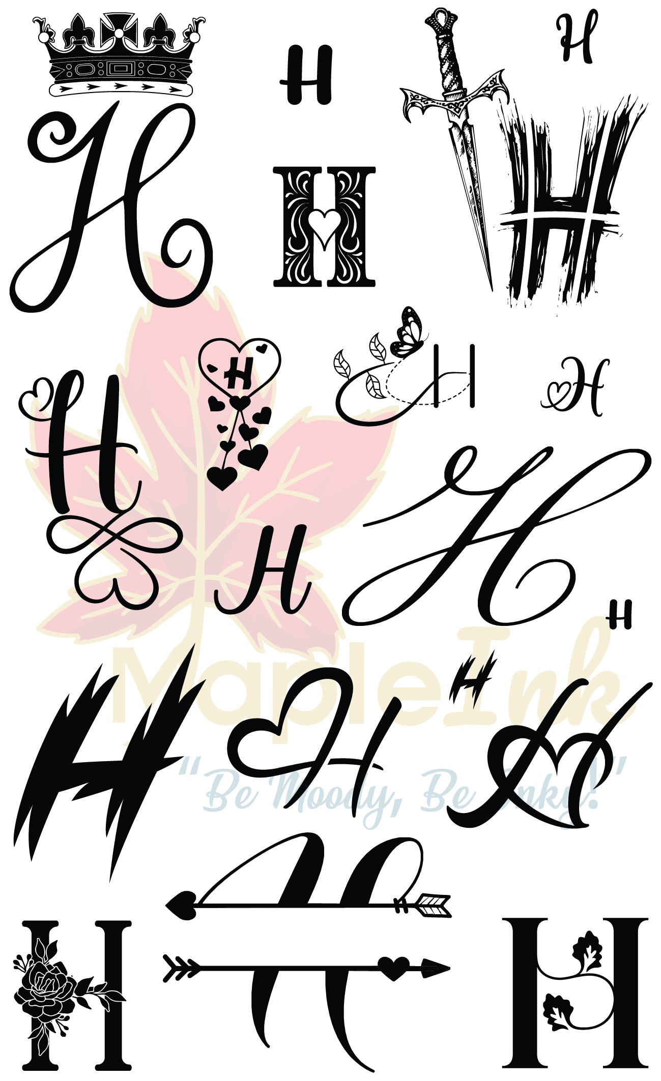 Letter H