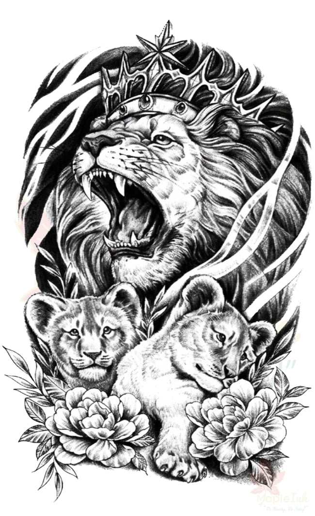 Lion with Cubs