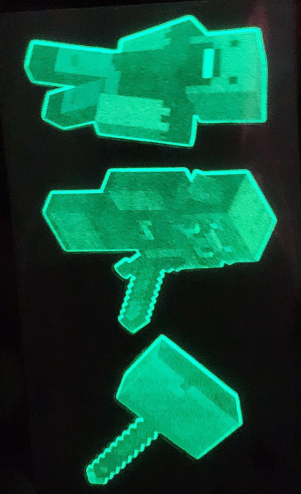Phosphorescent- Minecraft Stickers for Kids