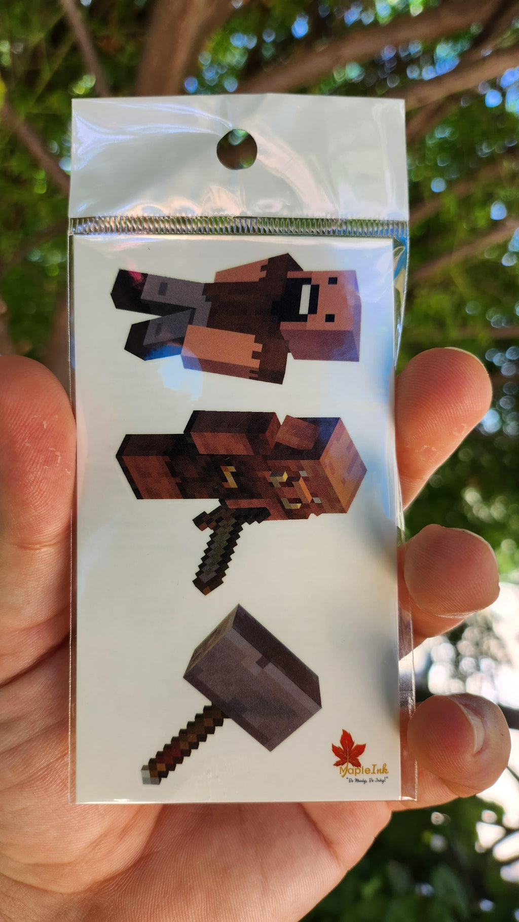 Phosphorescent- Minecraft Stickers for Kids