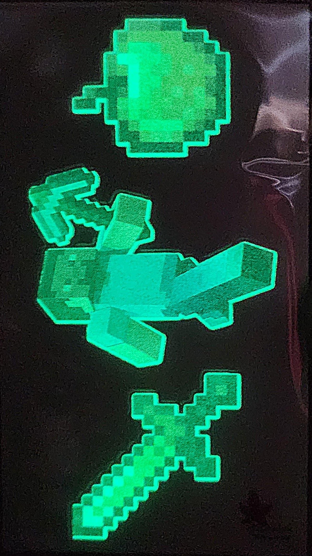 Phosphorescent- Minecraft Stickers for Kids