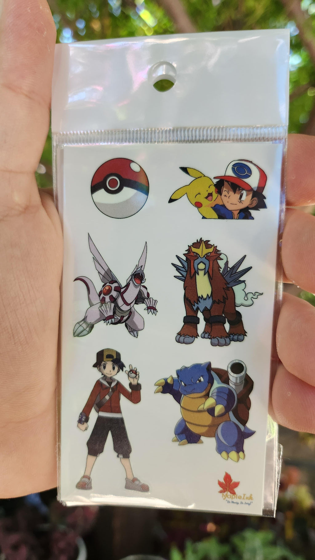 Phosphorescent- Pokémon Stickers for Kids