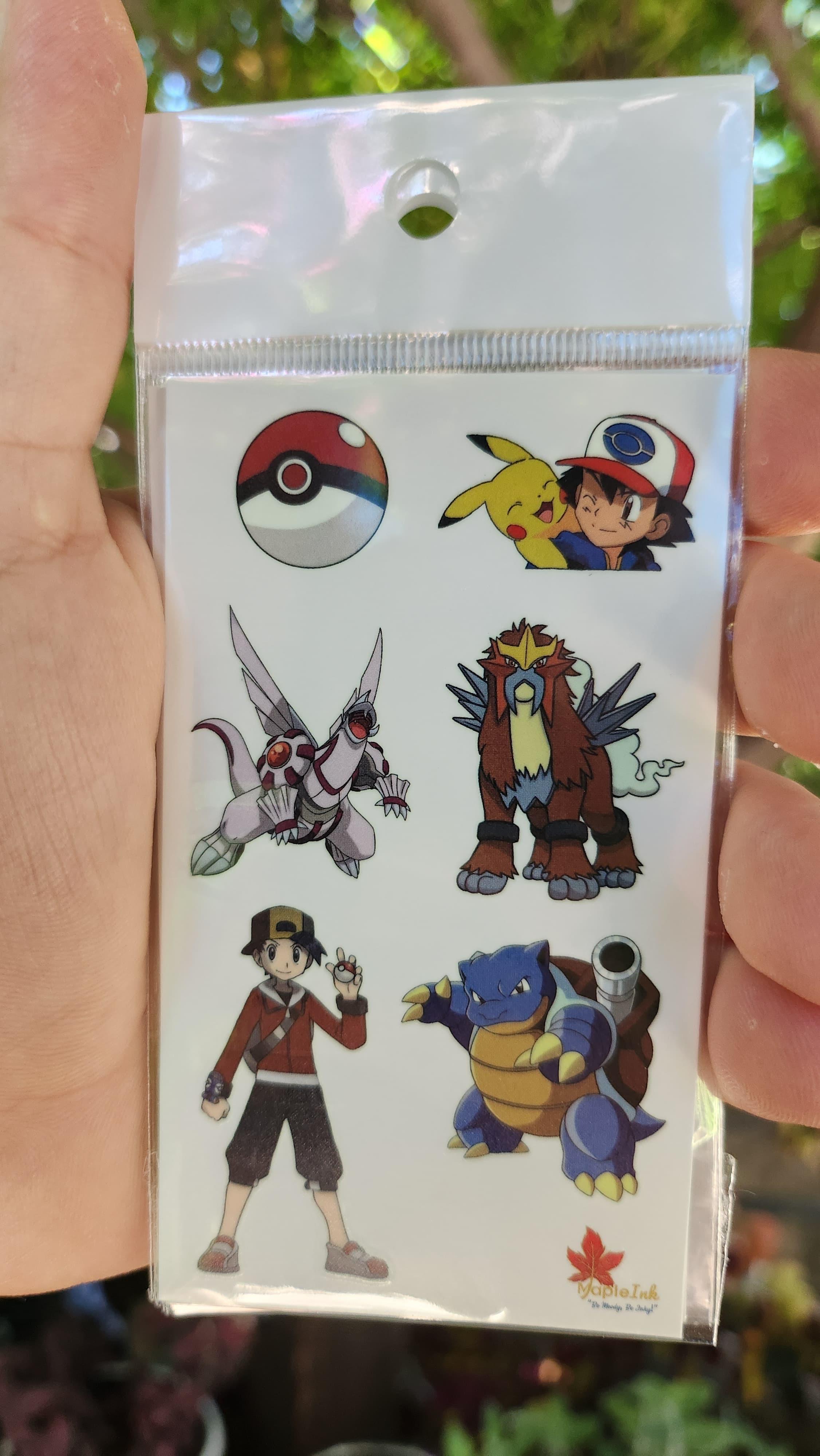 Phosphorescent- Pokémon Stickers for Kids