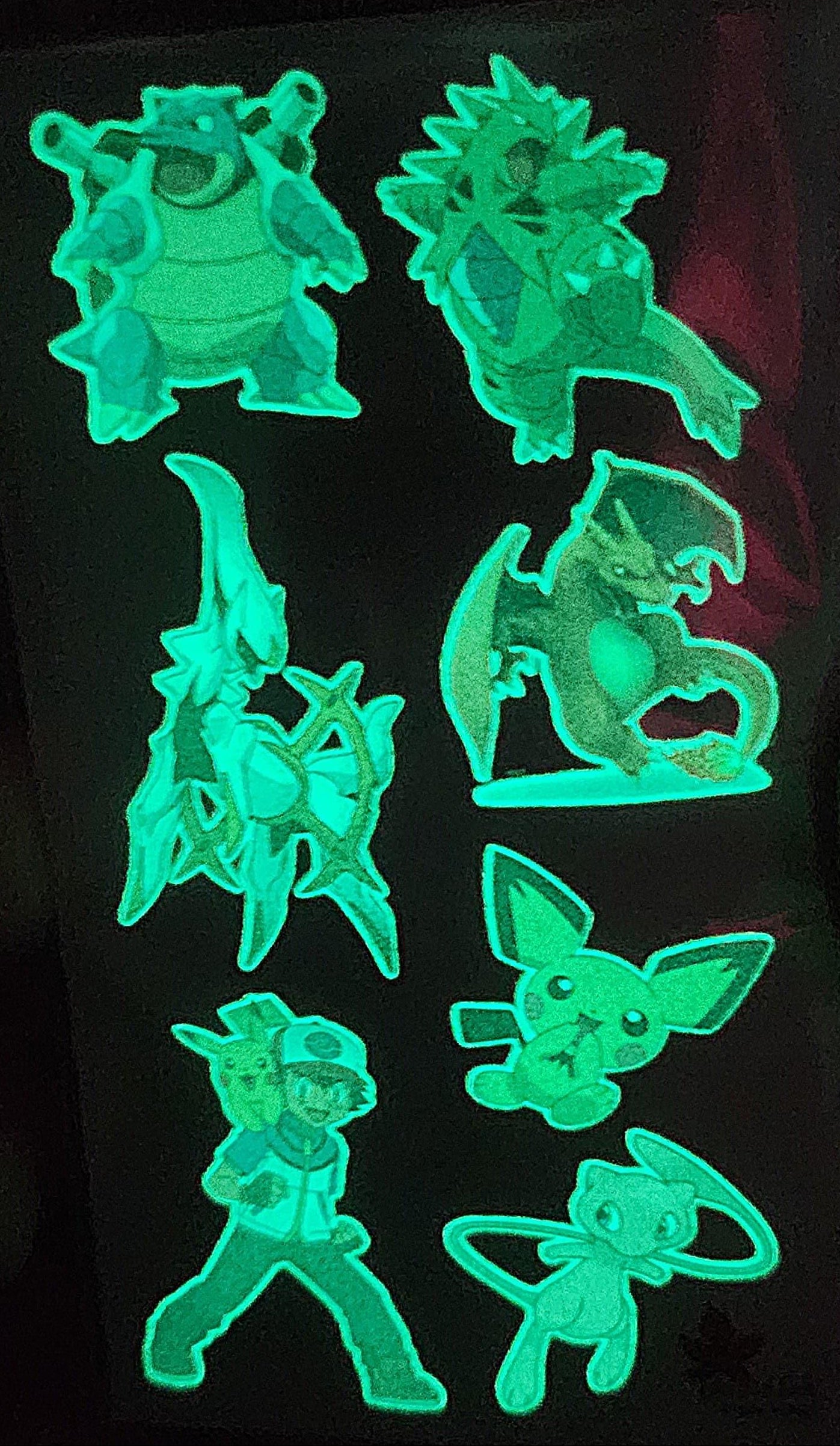 Phosphorescent- Pokémon Stickers for Kids