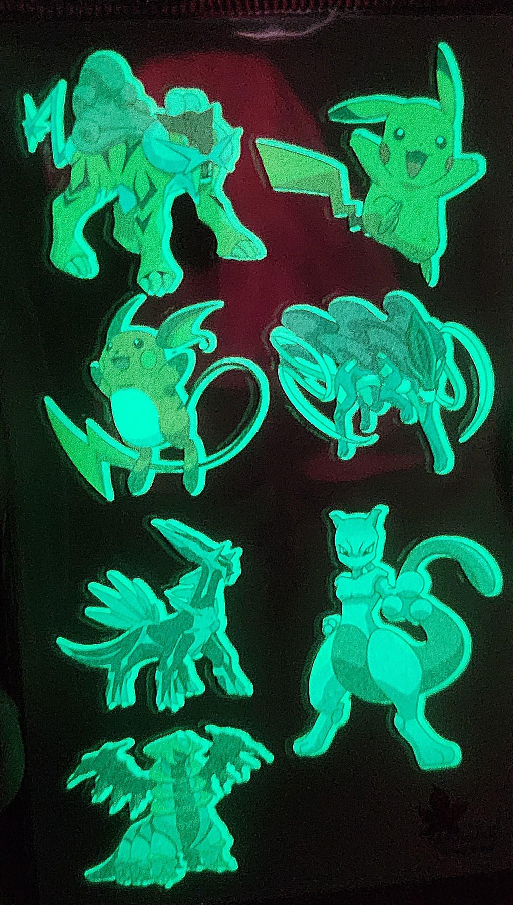 Phosphorescent- Pokémon Stickers for Kids