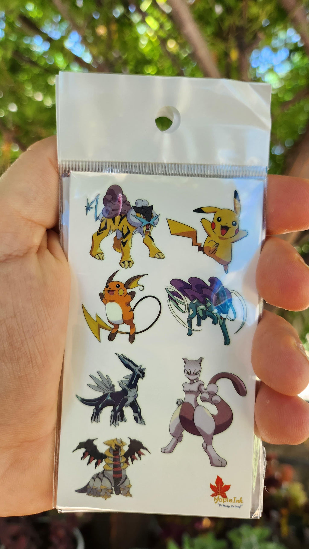 Phosphorescent- Pokémon Stickers for Kids